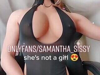 Samantha sissy world - Sorry she's not a girl - ashemaletube.com