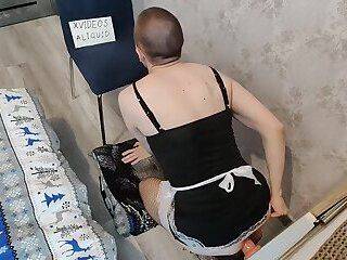 obedient maid serviced johnson - ashemaletube.com