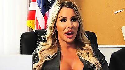 Marissa Minx - Nasty - Muscled man has his ass railed up by the nasty TS babe in the office - bemyhole.com