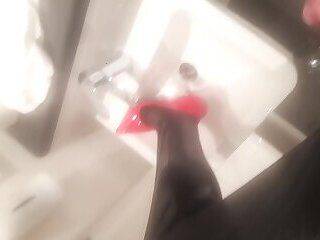 j4n3uk red heels catsuit piss and cucumber fuck - ashemaletube.com